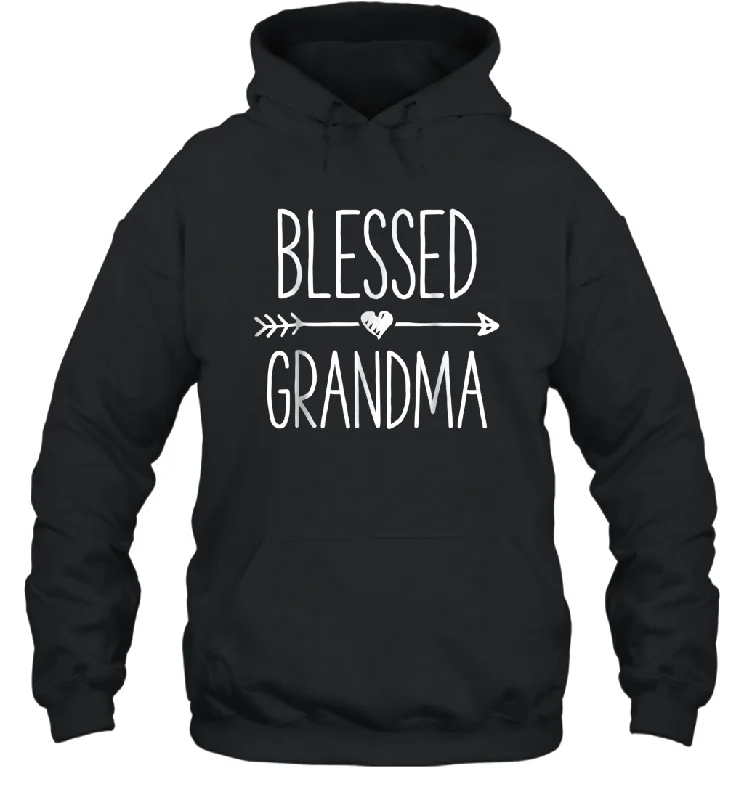 Blessed Grandma T shirt Grandmother Mother Moms Women Gifts Unisex Hooded Sweatshirt