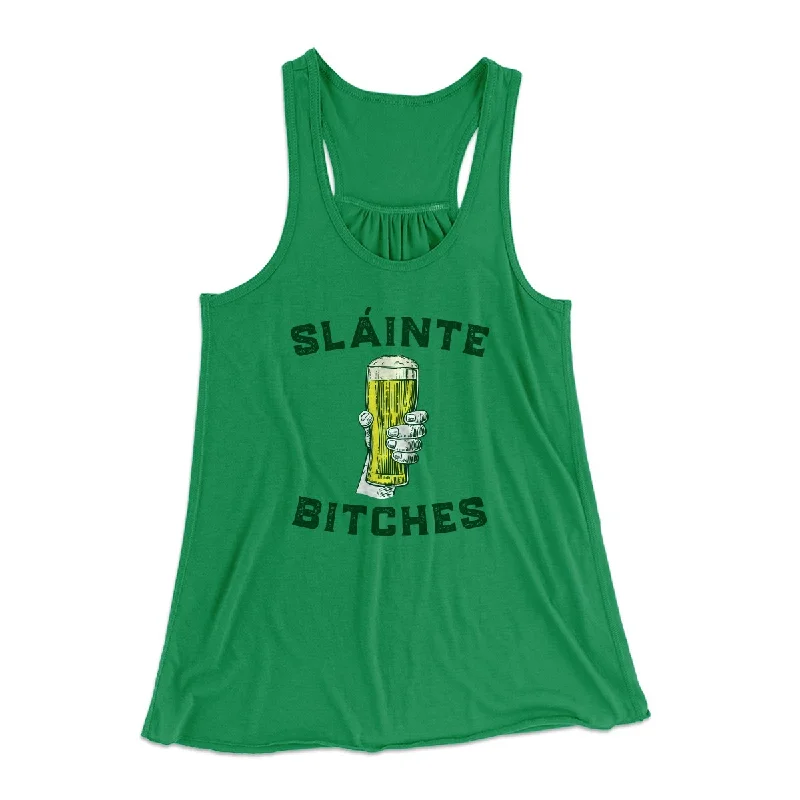 Sláinte Bitches Women's Flowey Tank Top