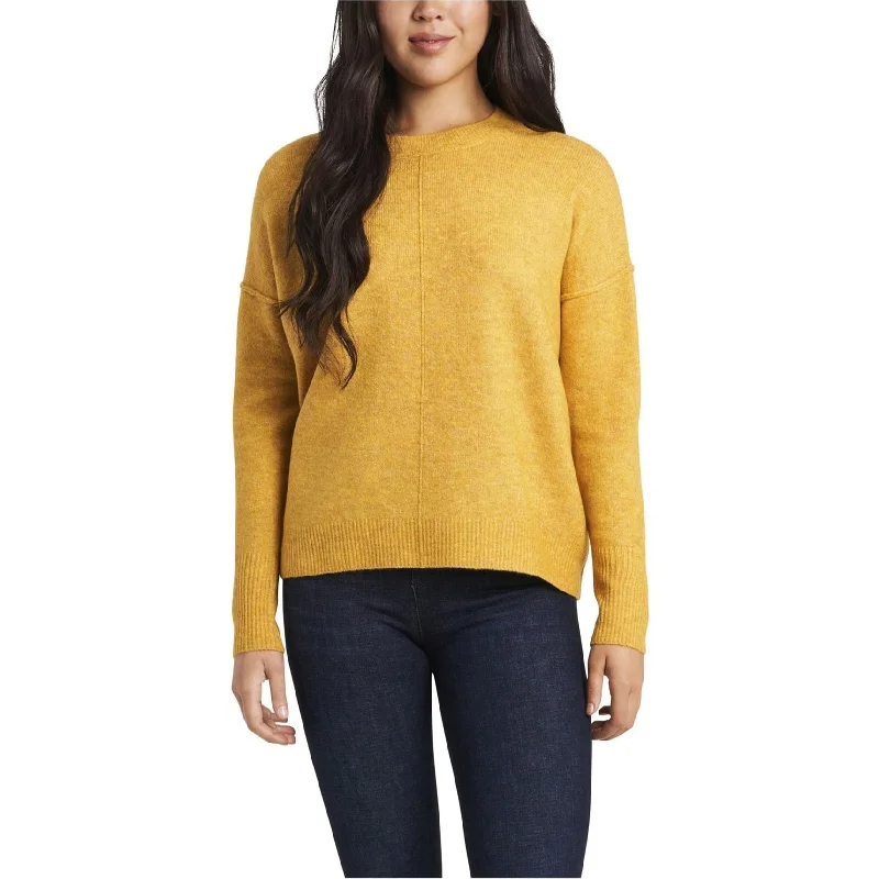 Vince Camuto Womens Cozy Pullover Sweater, Yellow, Large